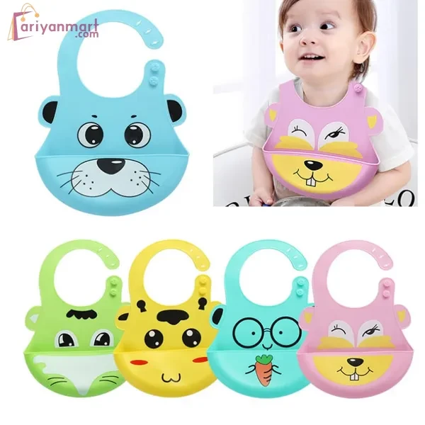 Baby Bib Silicone Newborn Boy Girl