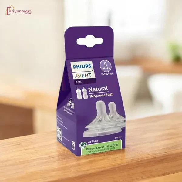 Philips Avent Teat Natural Response Nipple 2pcs Set 6m+
