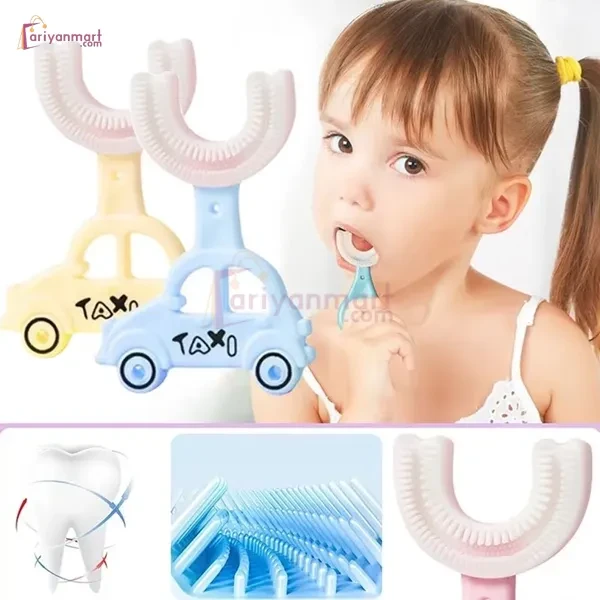 Car U-Shaped Baby Toothbrush 2pcs