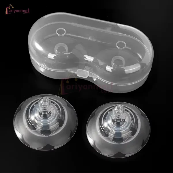 2pcs- Breastfeeding Double Protection Painless Nipple Shield