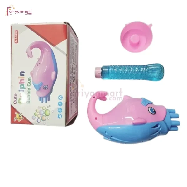 1 Pcs Cute Dolphin Bubble Gun