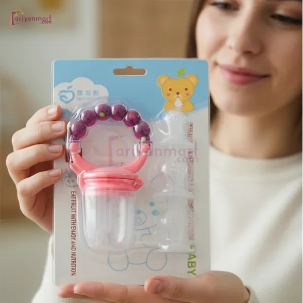 Baby Pacifier Fruit Feeder BPA Free Baby Silicone Mesh Bag Nipple Toddler Baby Food Feeding Spoon Vegetable Juice Extractor