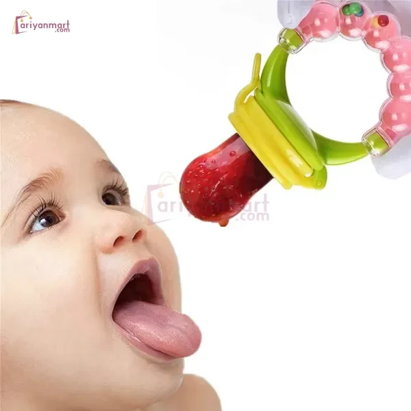 Baby Fruit Feeder + 3 Nipple Pack