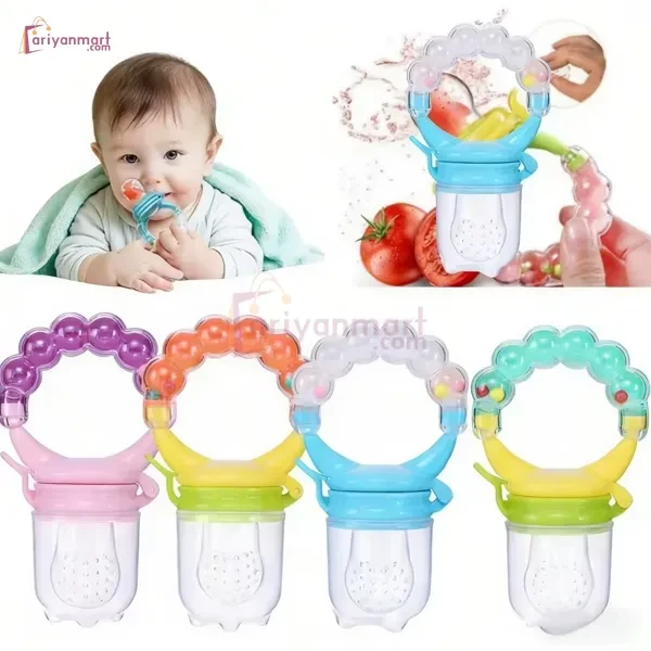 Baby Fruit Feeder + 3 Nipple Pack