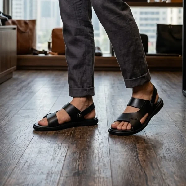 Soft Care Leather Sandal for Men S29B