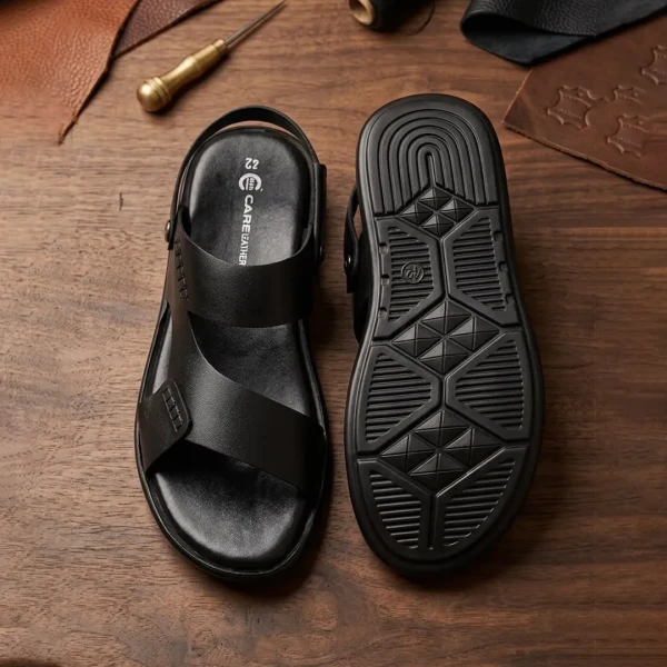 Soft Care Leather Sandal for Men S29B