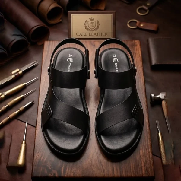 Soft Care Leather Sandal for Men S29B