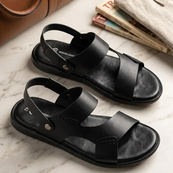 Soft Care Leather Sandal for Men S29B