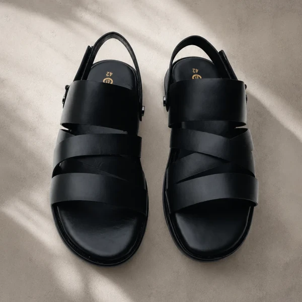 Soft Care Leather Sandal for Men S8B