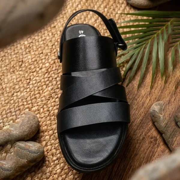 Soft Care Leather Sandal for Men S8B