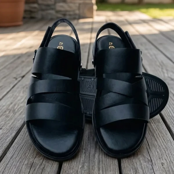 Soft Care Leather Sandal for Men S8B