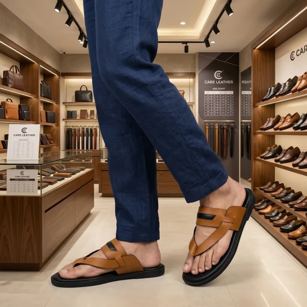 Ariyan Mart Men Leather Comfort Sandals (S39)