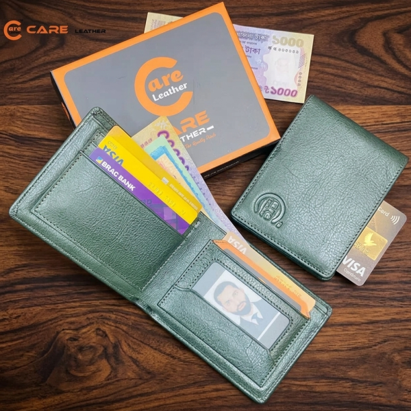 Genuine Care Leather Bi-Fold Wallet  SW18