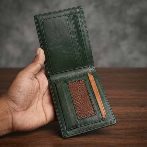Genuine Care Leather Bi-Fold Wallet  SW18