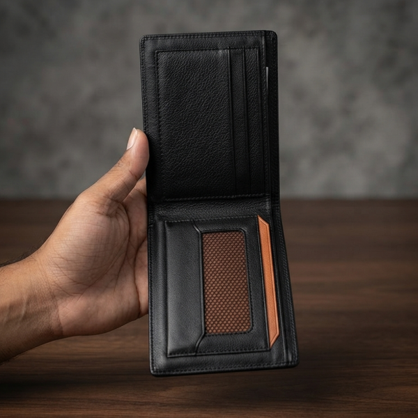 Genuine Care Leather Bi-Fold Wallet  SW18