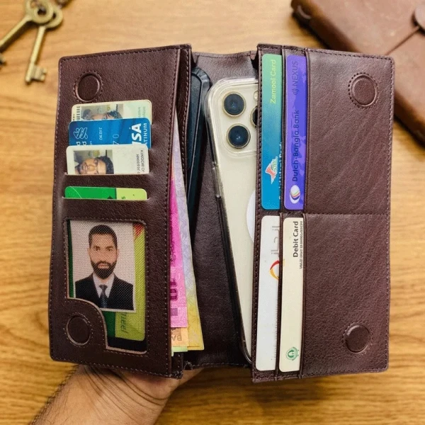 Ariyan Mart M2C Magnet Leather Long wallet