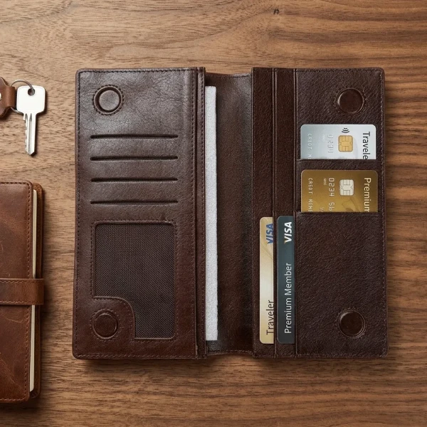 Ariyan Mart M2C Magnet Leather Long wallet