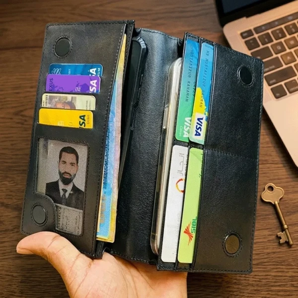 Ariyan Mart M2B Magnet Leather Long wallet