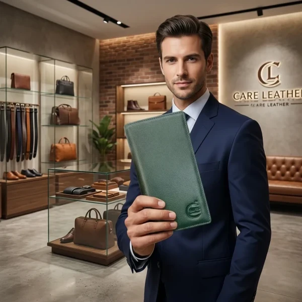 Cae Leather Double Chamber M2g Mobile Zipper Wallet