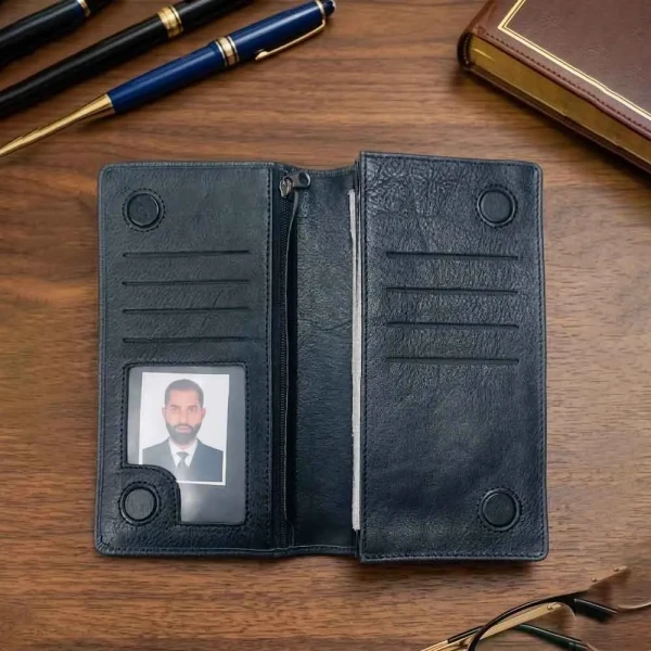 Cae Leather Double Chamber M2b Mobile Ziper Wallet