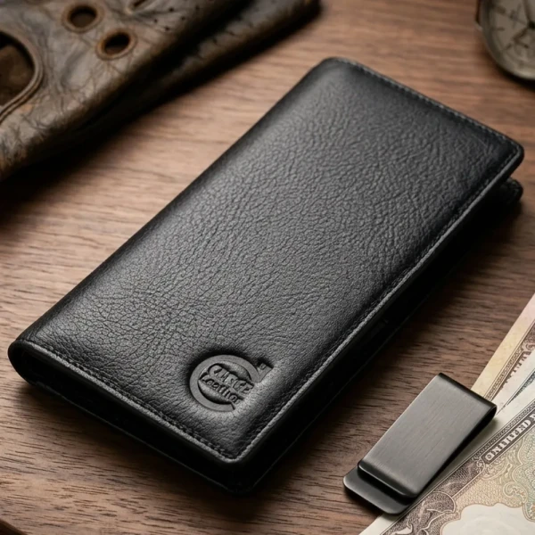 Cae Leather Aura Series Long Wallet M1b Zipper Wallet