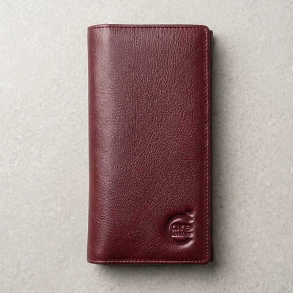 Cae Leather Aura Series Long Wallet M1c Zipper Wallet