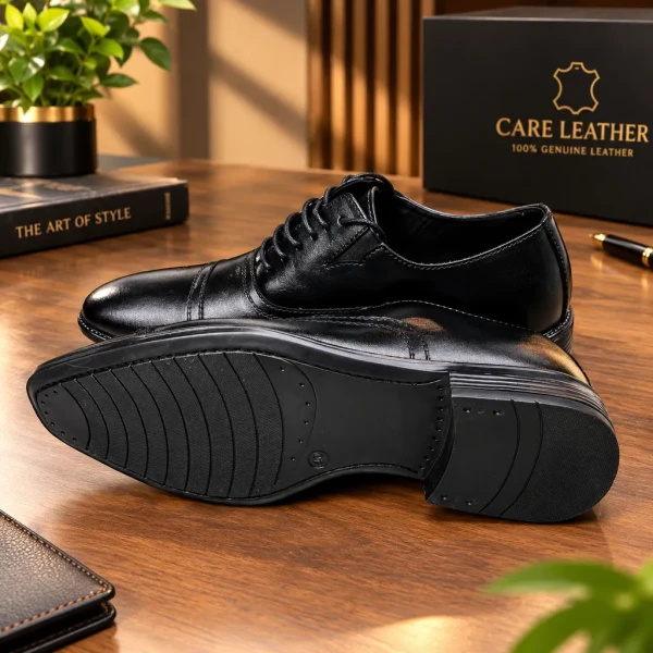 Shoes Ariyan Mart business Men dress shoes Gentleman's party shoes Black